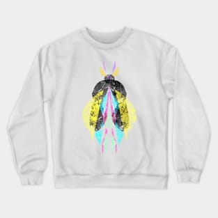 Insect fossil colorful design or beetles fossil Crewneck Sweatshirt